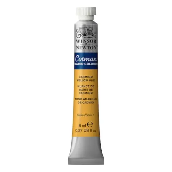 Winsor & Newton&reg; Cotman&reg; Watercolor, 8mL Cadmium Yellow Hue {1}