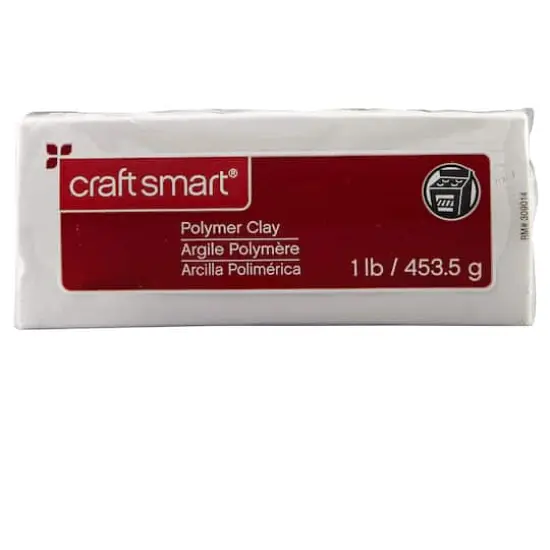 Craft Smart&reg; Polymer Clay, 1 lb. White {1}