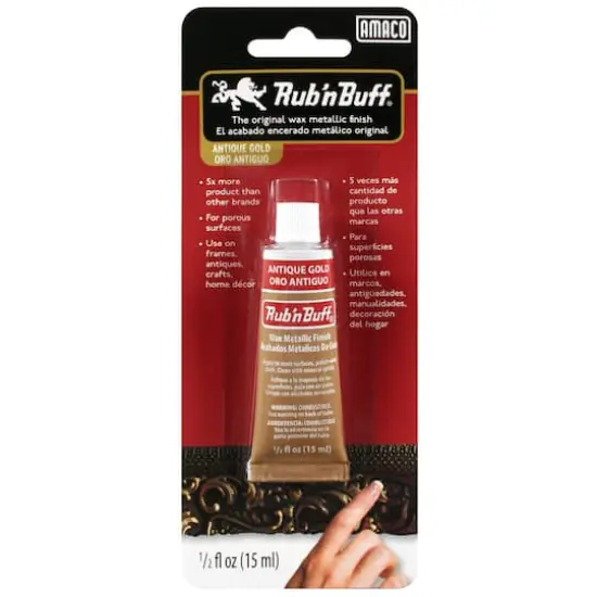 Rub 'n Buff&reg; Wax Metallic Finish Silver {2}