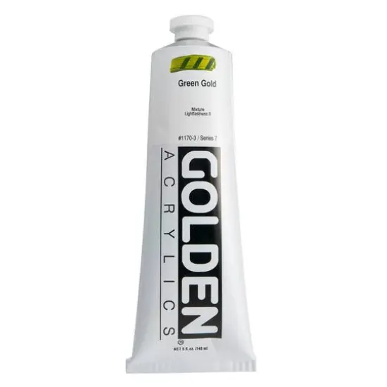 Golden&reg; Heavy Body Acrylic Paint, 5oz. 1170 Green Gold {1}