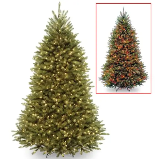 6.5 ft. Pre-lit PowerConnect&trade; Dunhill&reg; Fir Full Artificial Christmas Tree, Dual Color&reg; LED {1}