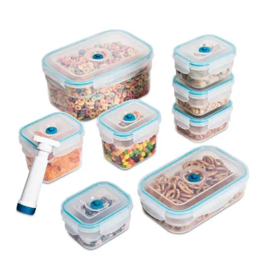 Honey Can Do Clear Vac 'n Save™ Food Storage Set, 17 Pieces {3}