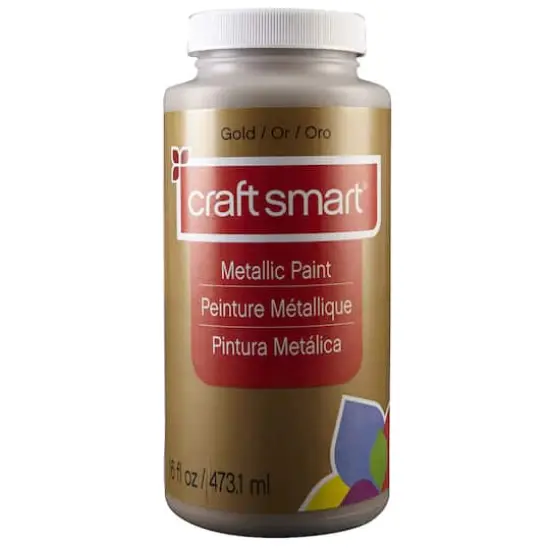 16oz. Matte Acrylic Paint by Craft Smart&reg; Gold {1}