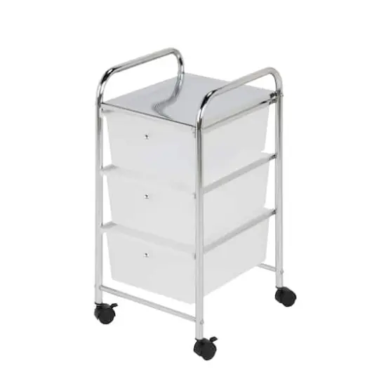Honey Can Do 3 Drawer Plastic Storage Cart {1}