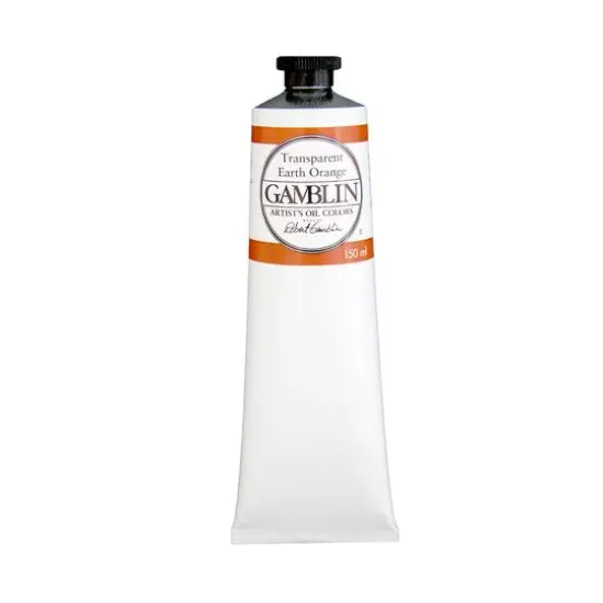 Gamblin 150mL Artist Grade Oil Colors Transparent Earth Orange {1}