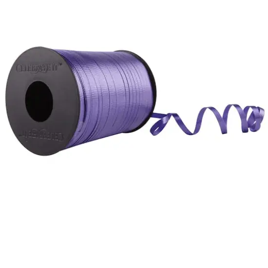 500yd. Textured Curling Ribbon by Celebrate It&trade; Purple {1}