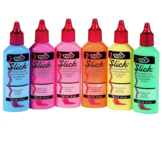 Tulip&reg; Dimensional Fabric Paint, 6 Pack Neon {4}