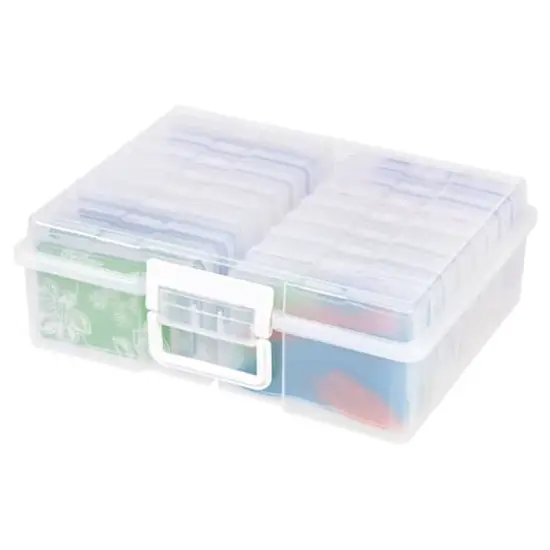 Clear 16 Case Photo & Craft Keeper by Simply Tidy&reg; {5}