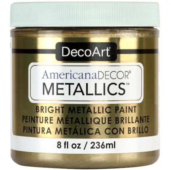 Americana Decor&reg; Metallics&trade; Paint Champagne Gold {1}