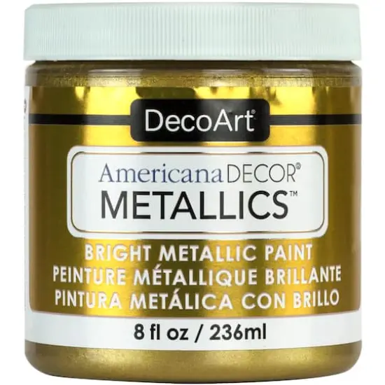Americana Decor&reg; Metallics&trade; Paint Vintage Brass {1}