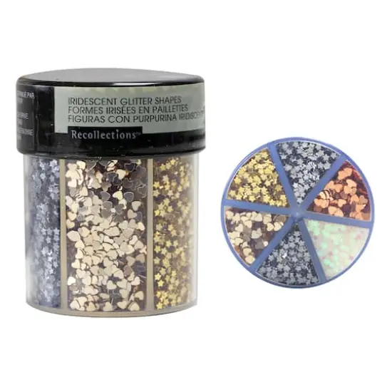 Signature Glitter Caddy, Metallic Shapes By Recollections™ {5}