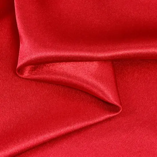 Red Crepe Back Satin {1}