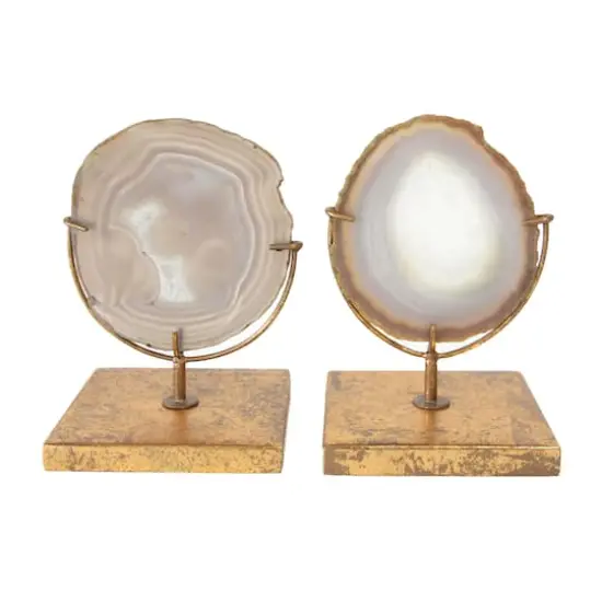 Hello Honey&reg; Natural Agate Decor On Stand (Each One Will Vary) {22}