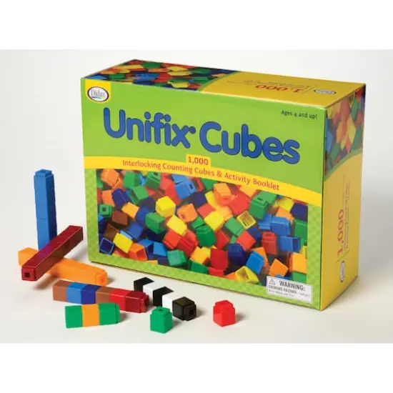 Unifix&reg; Pattern Cube Set, Pack of 1000 {3}