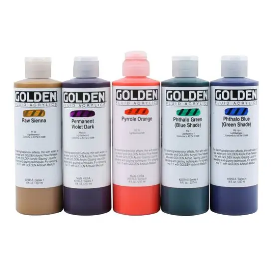 Golden&reg; Fluid Acrylics, 8oz. Quinacridone Crimson {1}