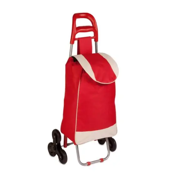 Honey Can Do Large Red Rolling Knapsack Cart {1}