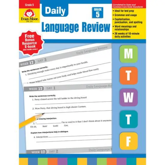 Evan-Moor&reg; Daily Language Review Teacher's Edition, Grade 5 {1}