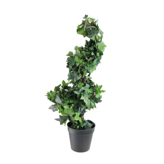 22.5" Artificial Winding English Ivy Spiral Shaped Shrub {5}