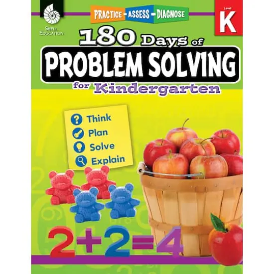180 Days of Problem Solving Book, Grade K {1}