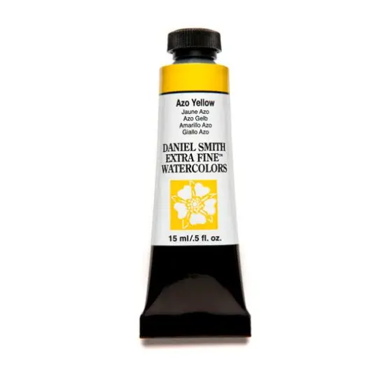 Daniel Smith Extra Fine&trade; Watercolor Paint, 15mL Azo Yellow {1}