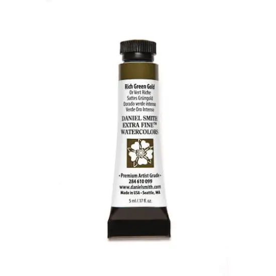 Daniel Smith Extra Fine&trade; Watercolor, 5mL Rich Green Gold {1}