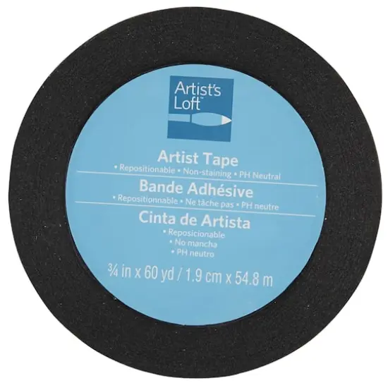 Artist Tape by Artist's Loft&reg; Black {3}