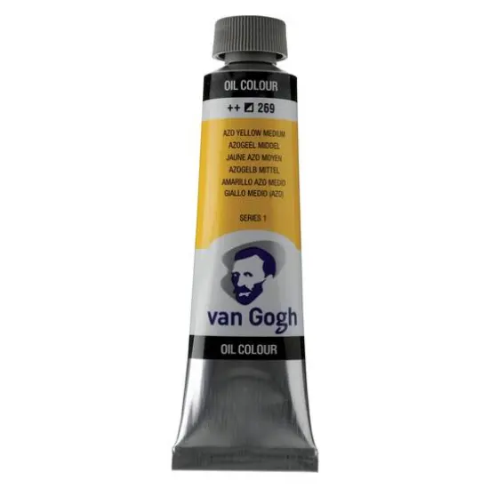 Van Gogh Oil Colour, 40mL 269 Azo Yellow Medium {1}
