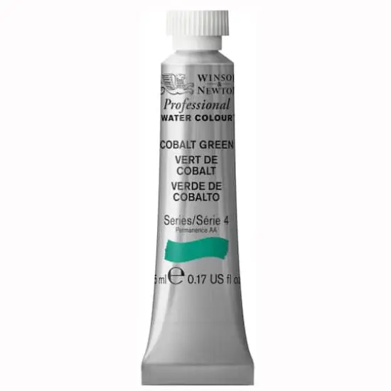 Winsor & Newton&reg; Professional Water Colour&trade; Paint, 5mL Cobalt Green {1}