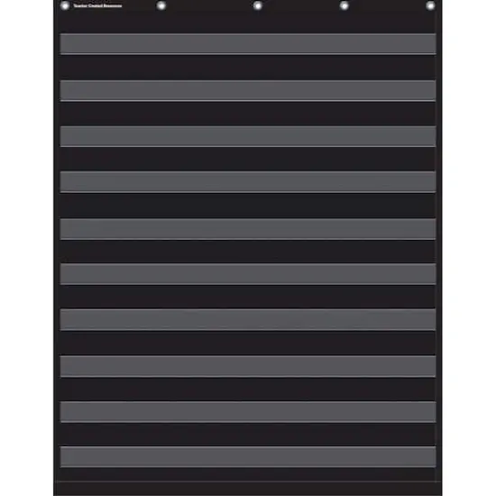 Black 10 Pocket Chart {1}