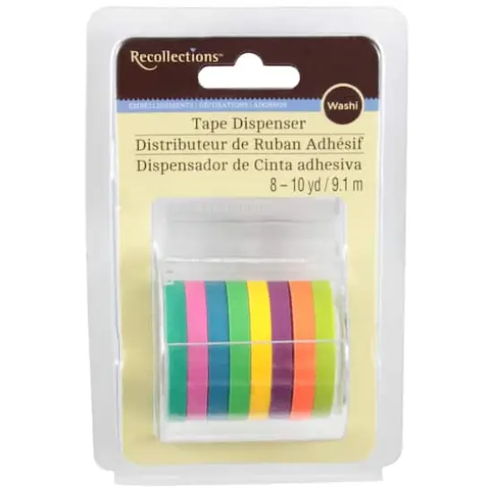 Neon Washi Tape Dispenser by Recollections&trade; {1}