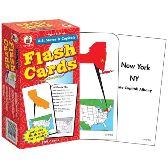 Carson Dellosa&reg; U.S. States & Capitals Flash Cards {5}