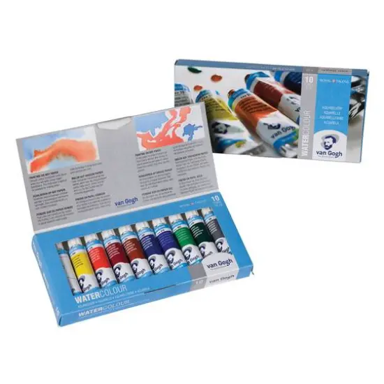 Royal Talens Van Gogh WATERCOLOUR 10 Color Tube Set {4}