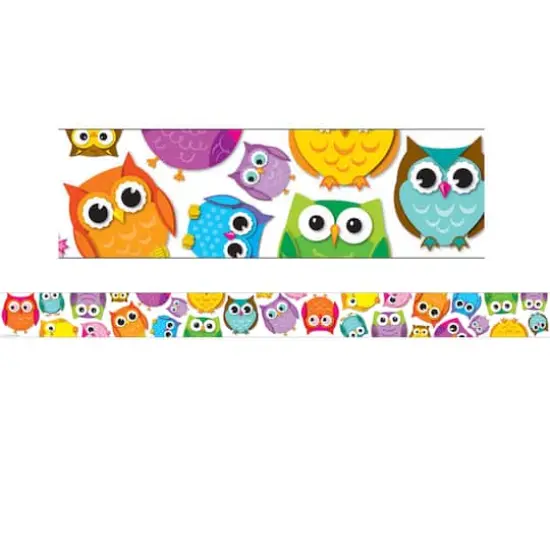 Carson Dellosa Education&reg; Colorful Owls Borders, 216ft. {1}