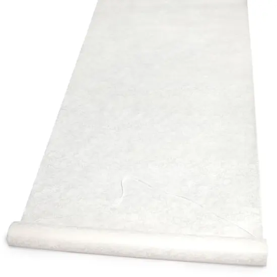 Hortense B. Hewitt Co. Floral Aisle Runner, White {1}