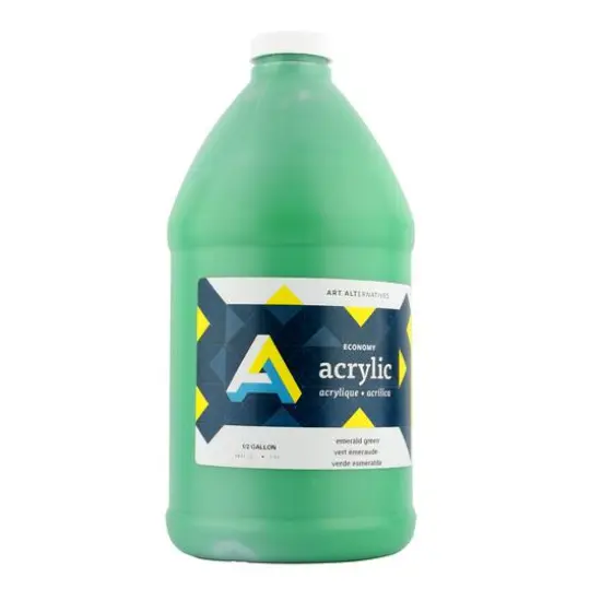 Art Alternatives Economy Acrylics 64oz. Emerald Green {1}