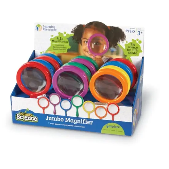 Primary Science Jumbo Magnifiers, Set of 12 {3}