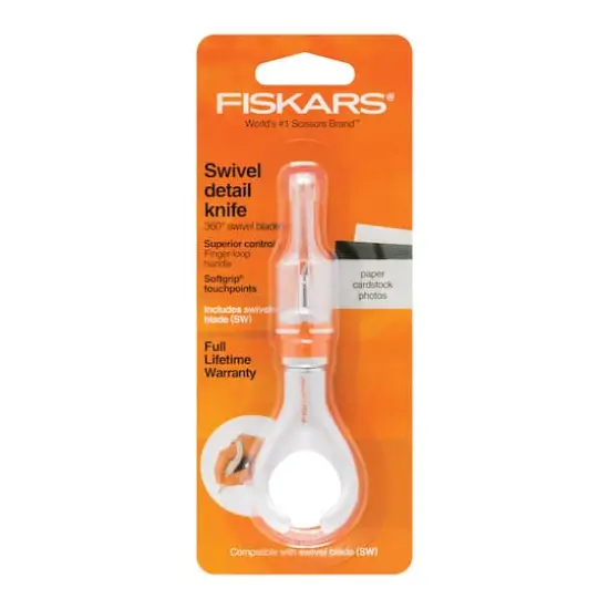 Fiskars&reg; Softgrip&reg; Fingertip Swivel Detail Knife {3}