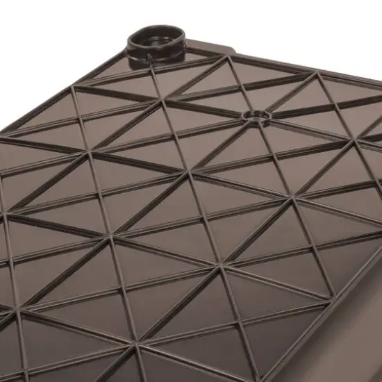 Iris&reg; WeatherPro&trade; Store-It-All 82qt. Tote, 4ct. Brown/Beige/Red {7}