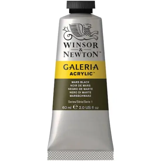 Winsor & Newton&trade; Galeria Acrylic&trade;, 60mL Mars Black {1}