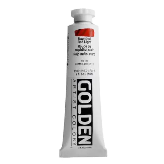 Golden&reg; 2oz. Heavy Body Acrylic Paint Naphthol Red Light {1}