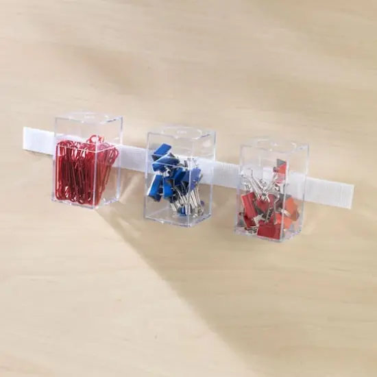 VELCRO&reg; Sticky Back&trade; 3/4" x 18" White Tape Strips, 6 Pack Bundle {3}