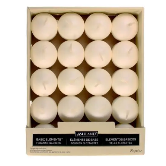 Ivory Floater Candle by Ashland&reg; {6}
