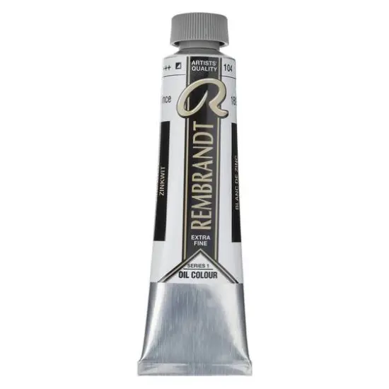 Rembrandt&reg; Artists' Oil Colour, 40mL Zinc White {1}