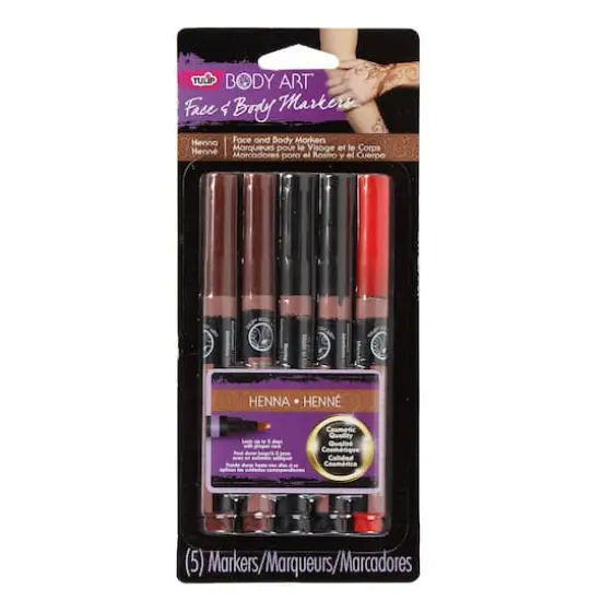 Tulip&reg; Body Art&reg; Henna Marker Set {4}