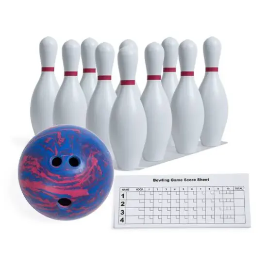 Champion Sports Plastic Bowling Ball & Pin Set {3}