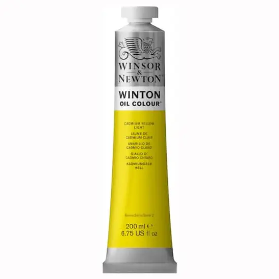 Winsor & Newton&trade; Winton 6.75oz. Oil Colour&trade; Paint Cadmium Yellow Light {1}