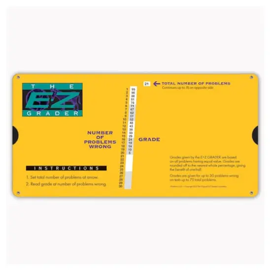 The Original E-Z Grader Large Print {1}