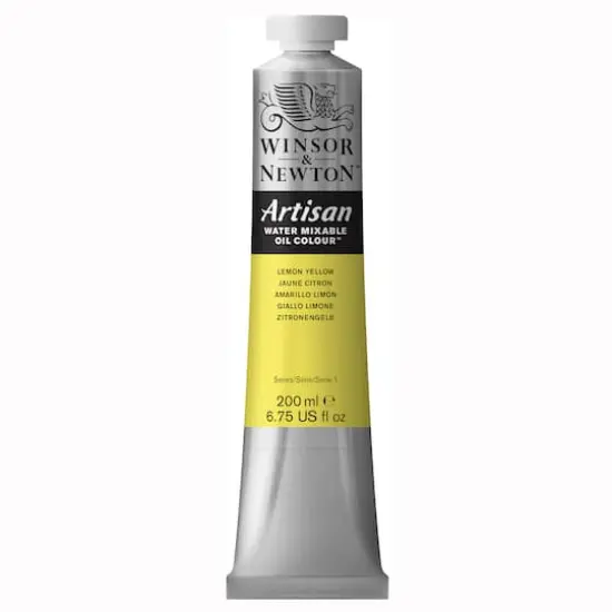Winsor & Newton&reg; Artisan Water Mixable Oil Color, 200mL Lemon Yellow {1}