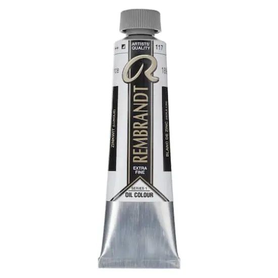 Rembrandt® Artists' Oil Colour, 40mL Zinc White (Linseed Oil) {1}