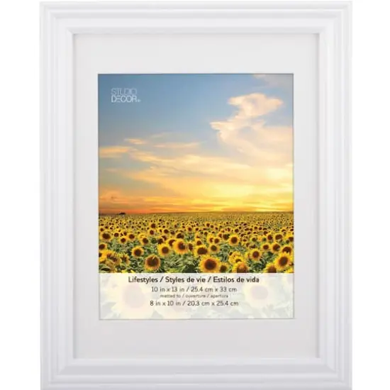 3 Pack Lifestyles 8" x 10" White Frames With Mat by Studio D&eacute;cor&reg; {4}